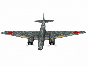 mitsubishi ki-21 sally 3D Model