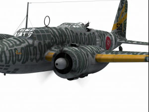 mitsubishi ki-21 sally 3D Model