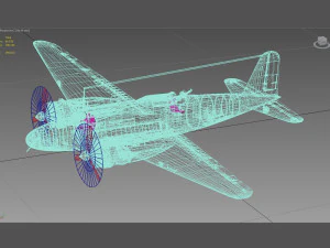 mitsubishi ki-21 sally 3D Model
