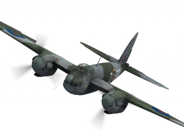 de havilland dh98 mosquito 3D 모델 .c4d .max .obj .3ds .fbx .stl .blend 