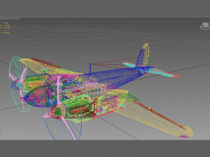 de havilland dh98 mosquito 3D 모델