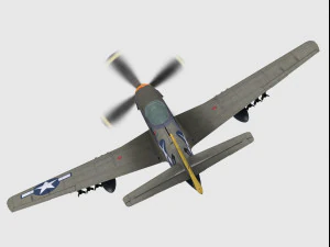 North american p-51 mustang 3D Model