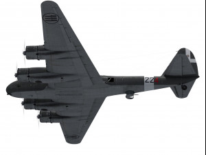 piaggio p108 bombardiere 3D Модель