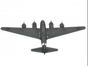 piaggio p108 bombardiere 3D Модель