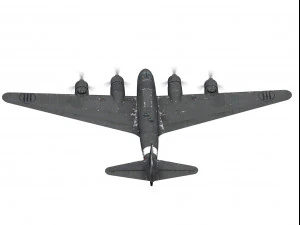 piaggio p108 bombardiere 3D Model