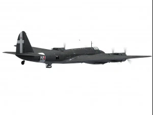 piaggio p108 bombardiere 3D Model