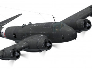 piaggio p108 bombardiere 3D Модель