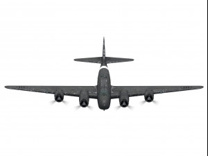 piaggio p108 bombardiere 3D Модель
