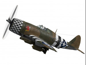 republic p-47 thunderbolt Modèle 3D