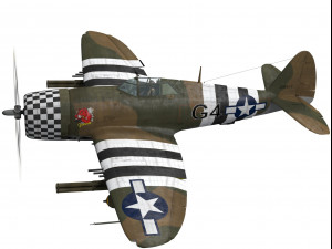 republic p-47 thunderbolt Modèle 3D