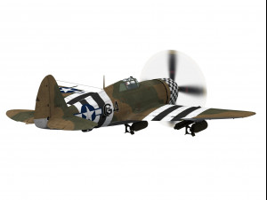 republic p-47 thunderbolt Modèle 3D