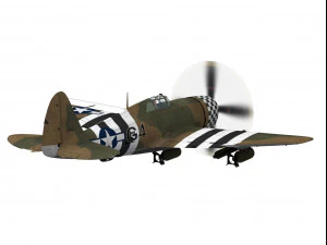 republic p-47 thunderbolt 3D Model