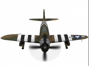 republic p-47 thunderbolt Modèle 3D