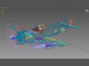 republic p-47 thunderbolt Modèle 3D