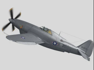 Republic xp-47h thunderbolt prototype 3D Model