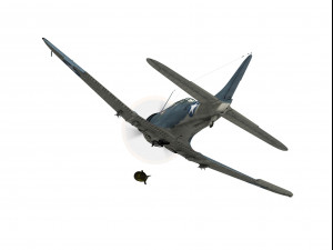 douglas sbd dauntless 3D 모델