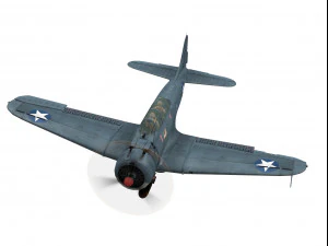 douglas sbd dauntless 3D Model