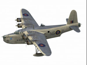 short s25 sunderland 3D Model