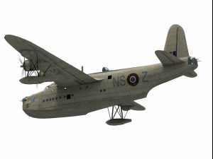 short s25 sunderland 3D Model