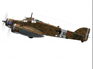 savoia-marchetti sm79 sparviero 3D Model