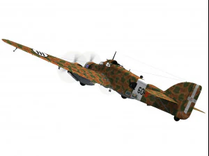 savoia-marchetti sm79 sparviero 3D Model