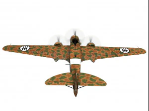 savoia-marchetti sm79 sparviero 3D Model