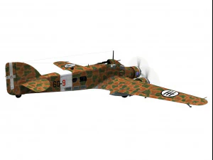 savoia-marchetti sm79 sparviero 3D Model
