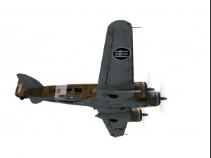 savoia-marchetti sm79 sparviero 3D Model