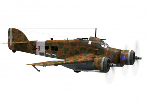savoia-marchetti sm79 sparviero 3D 模型
