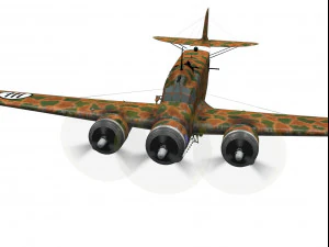 savoia-marchetti sm79 sparviero 3D Model