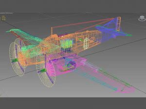 savoia-marchetti sm79 sparviero 3D Model