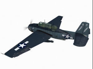 Grumman TBF Avenger Modèle 3D
