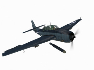 Grumman TBF Avenger Modèle 3D