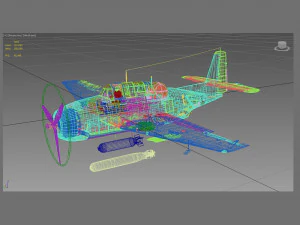 GrummanTBF Avenger 3D Model