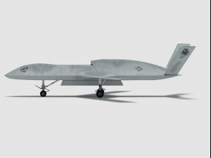 general atomics mq-20 avenger 3D मॉडल