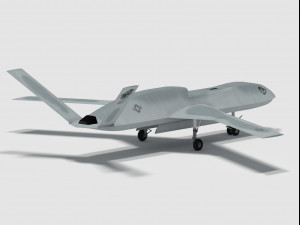 general atomics mq-20 avenger 3D मॉडल