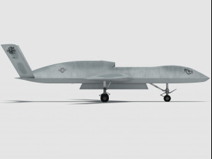 general atomics mq-20 avenger 3D मॉडल