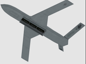 general atomics mq-20 avenger 3D मॉडल