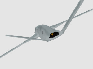 general atomics mq-20 avenger 3D मॉडल