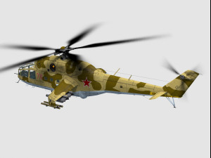 mil mi 24 a hind 3D in 3DExport