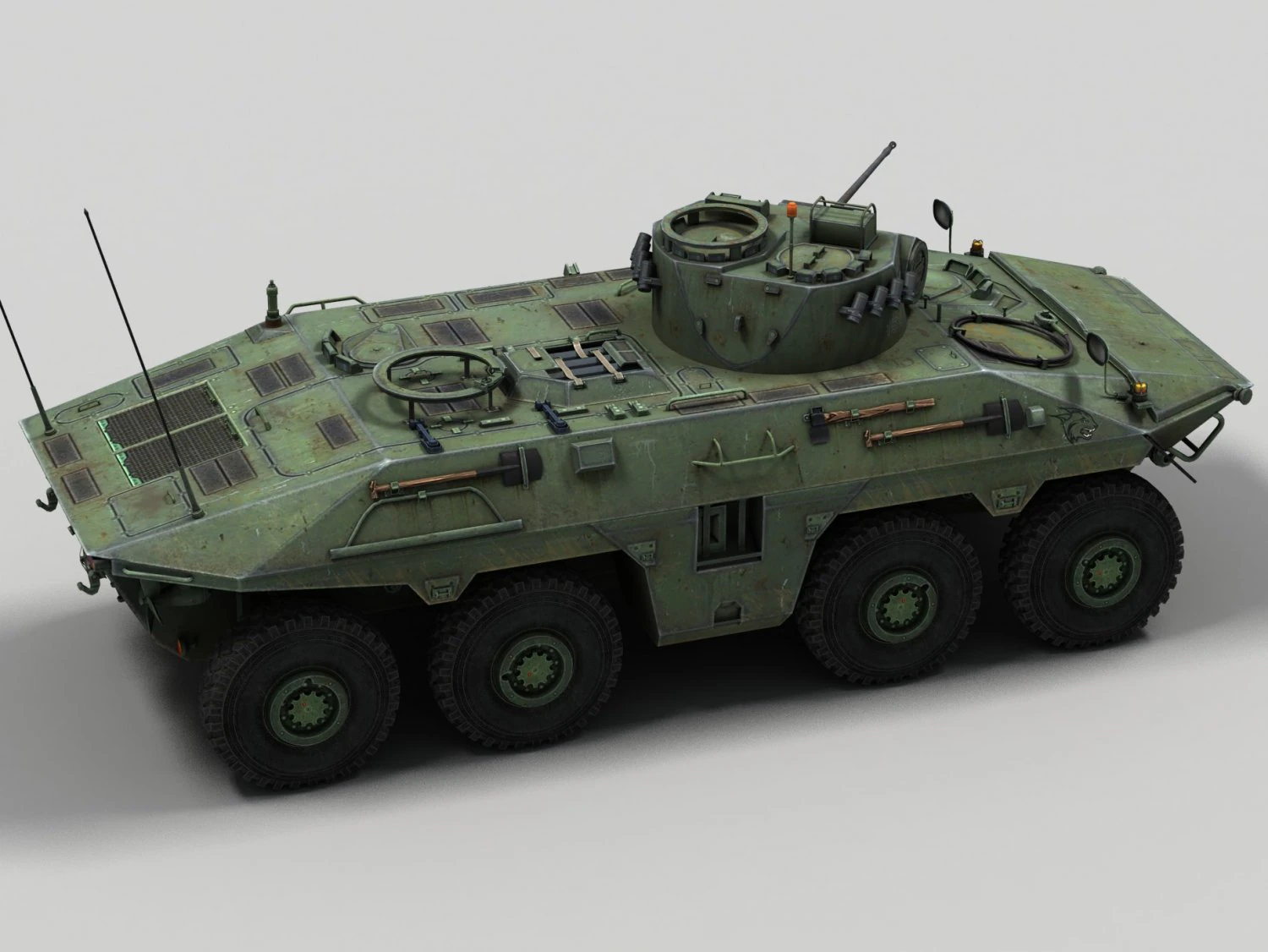 sphpanzer luchs 3D Model .c4d .max .obj .3ds .fbx .stl .blend
