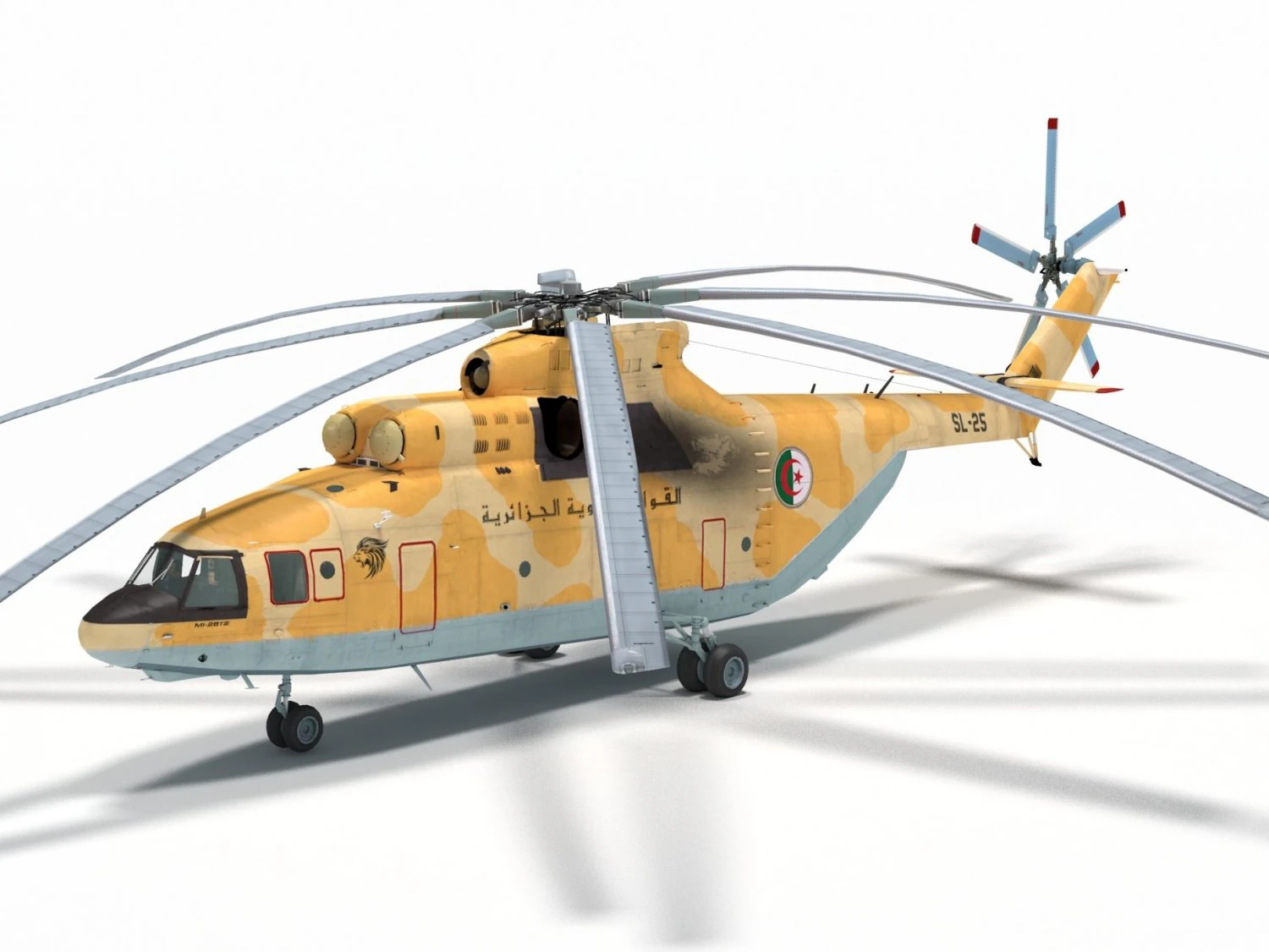 mil mi-26 halo 3D Model .c4d .max .obj .3ds .fbx .stl .blend