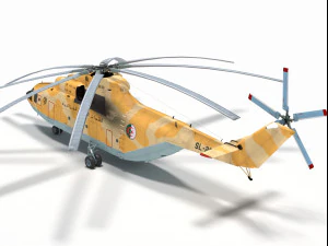 mil mi-26 halo 3D Model