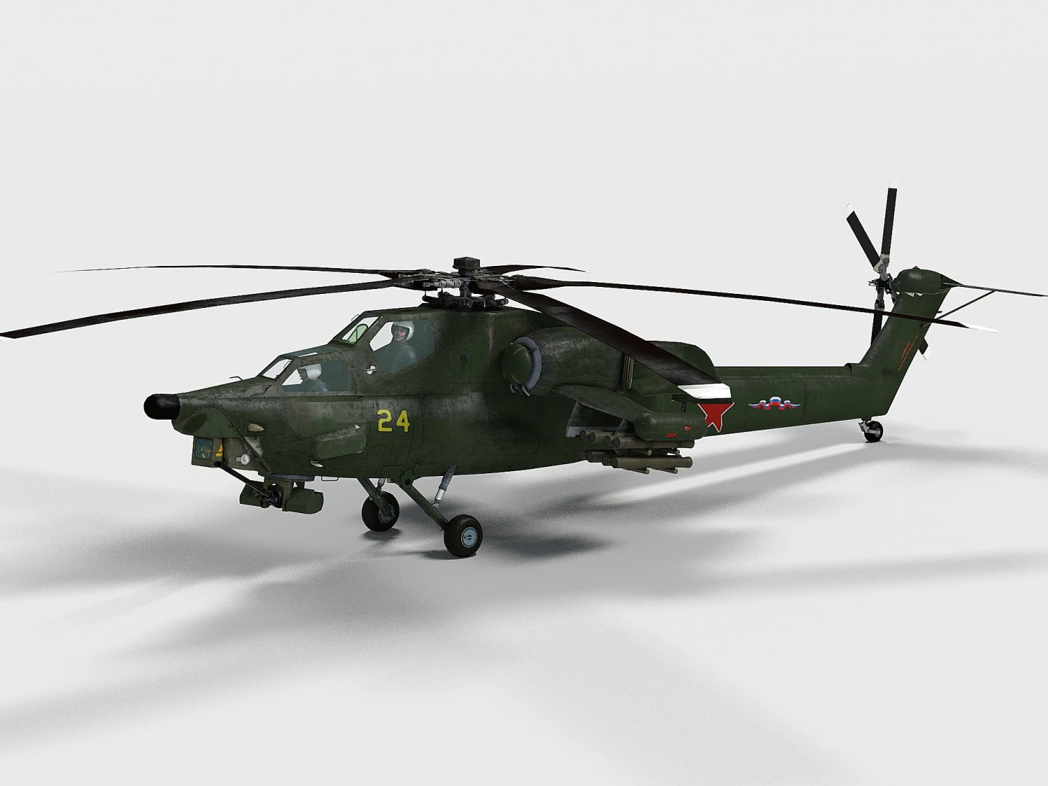 mil mi-38 havoc 3D Model .c4d .max .obj .3ds .fbx .stl .blend 