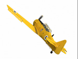 addestratore texano israeliano nordamericano t-6 Modello 3D