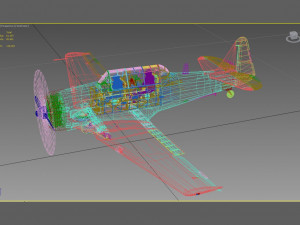 north american t-6 texan israelian trainer 3Dモデル