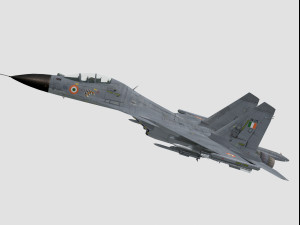sukhoi su-30 mki Modello 3D
