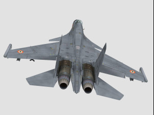 sukhoi su-30 mki Modello 3D