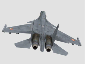 sukhoi su-30 mki 3D Model