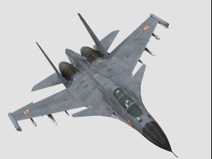 sukhoi su-30 mki Modello 3D